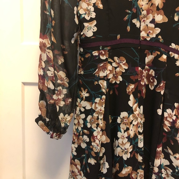 Calvin Klein Floral Print Long Dress - Picture 3 of 7